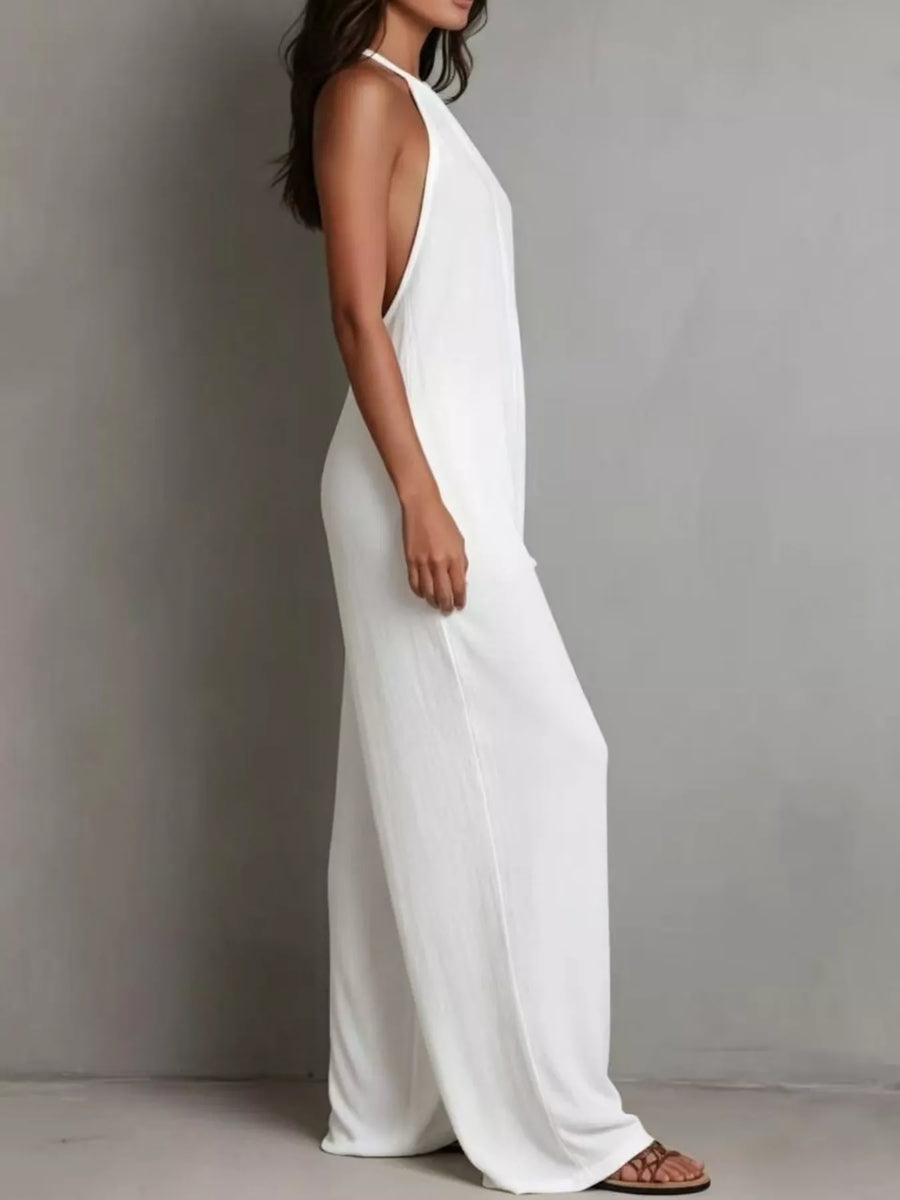 Sienna | Sleeveless Wide-Leg Jumpsuit