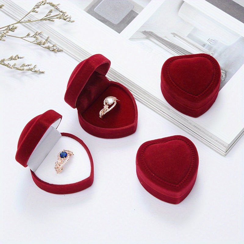 Luxurious Heart-Shaped | Ring Box