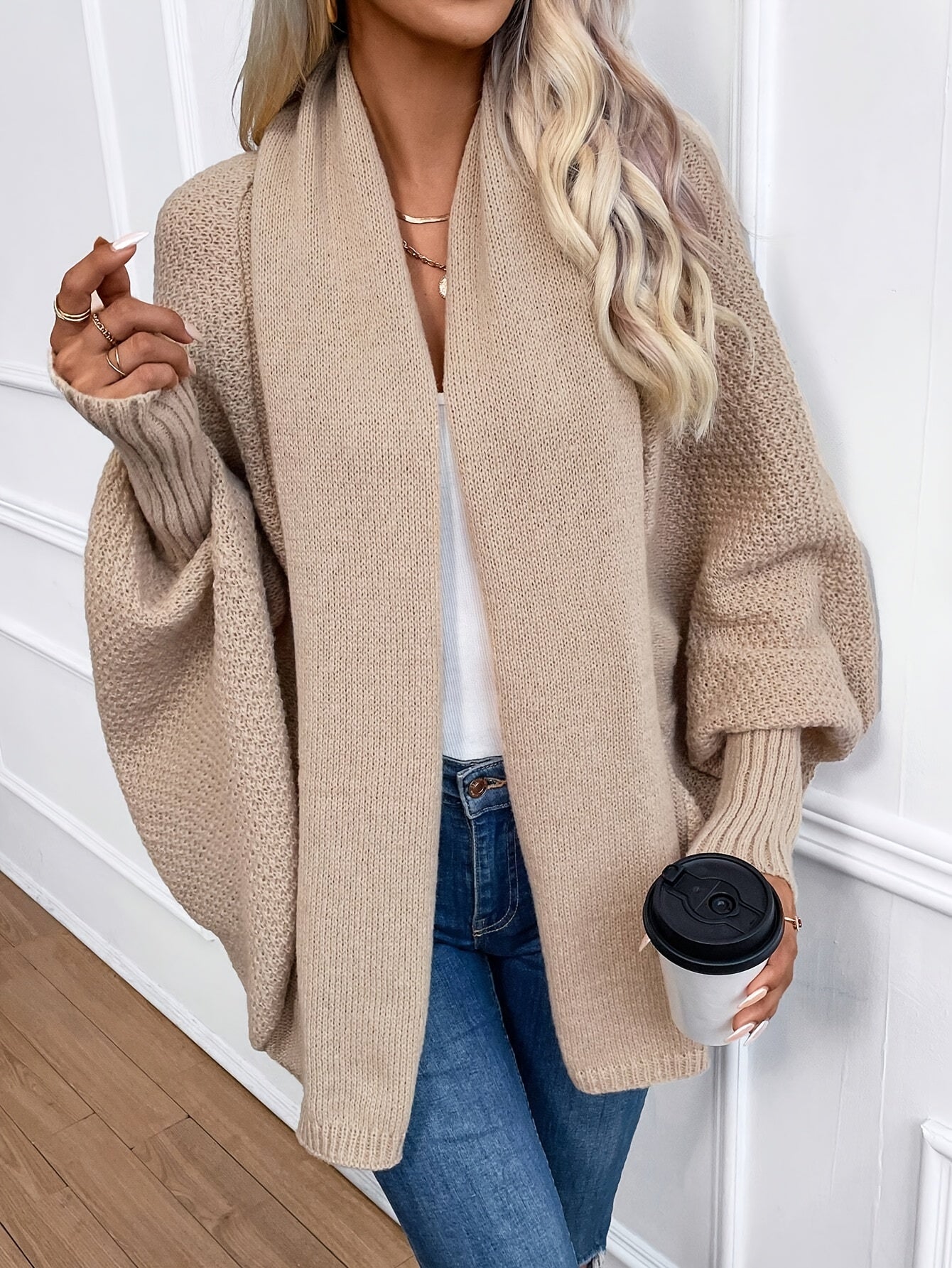 Zinnia - Batwing Knit Cardigan