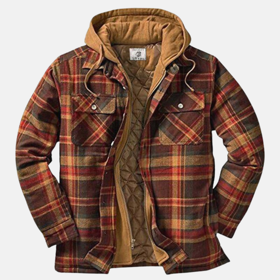Rhett | Hooded Plaid Jacket