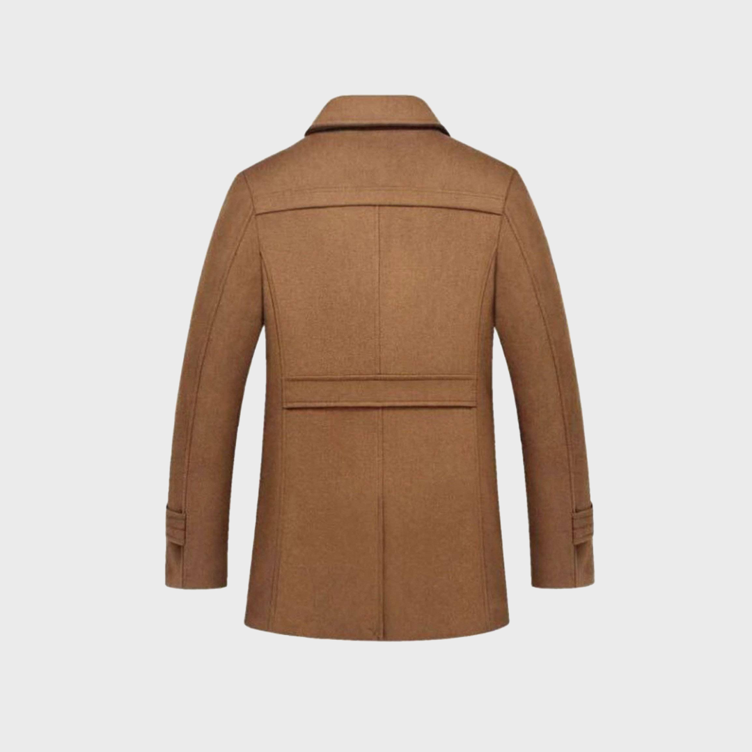 Aaron | Classic Wool Peacoat