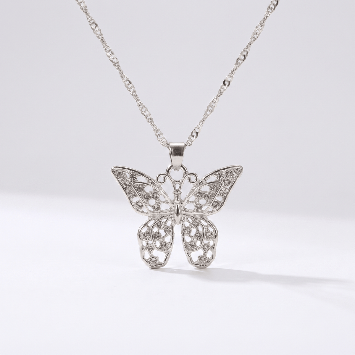 Butterfly Spark Necklace