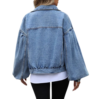 FRANKIE™ – Relaxed Cropped Denim Jacket