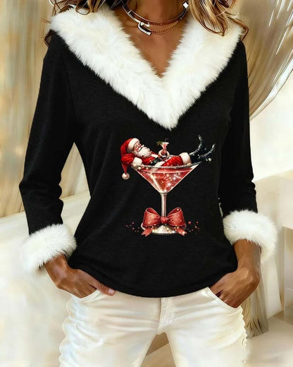 AUBREY – FESTIVE CHEER HOLIDAY TOP