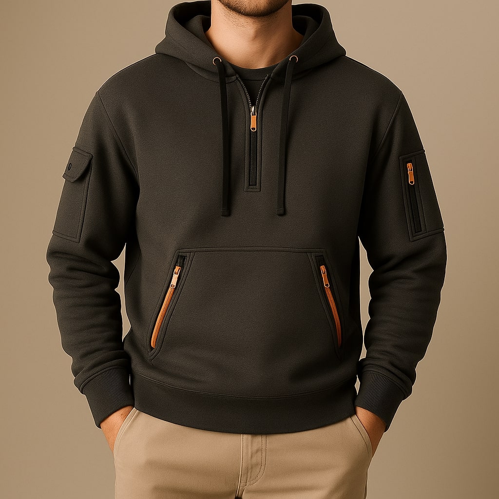 Phillip | Classic Quarter-Zip Hoodie