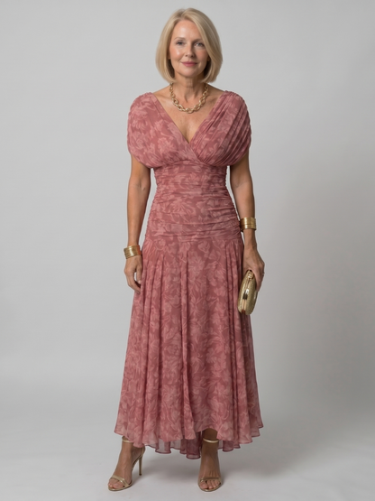 Calen™ Off Shoulder Flow Midi Dress