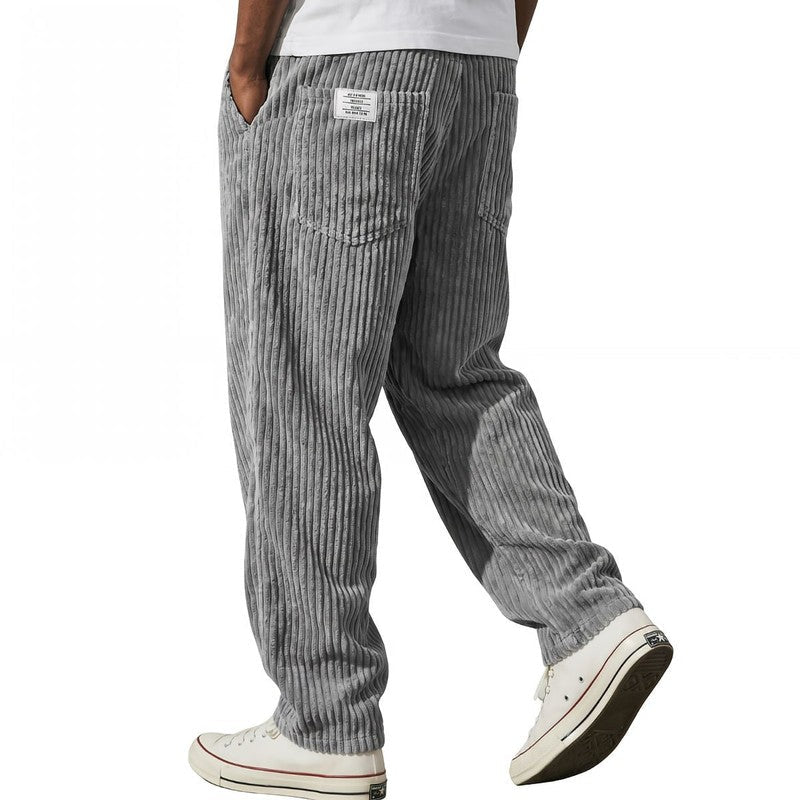 Jeroen | Ribbed Relaxed-Fit Trousers