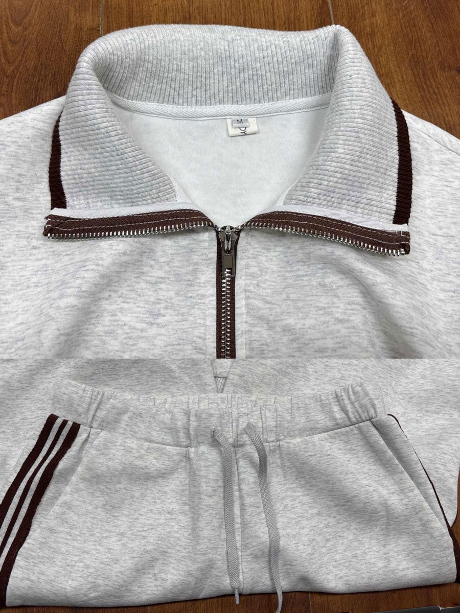 Marietta™ | Half-Zip Wide-Leg Tracksuit Set
