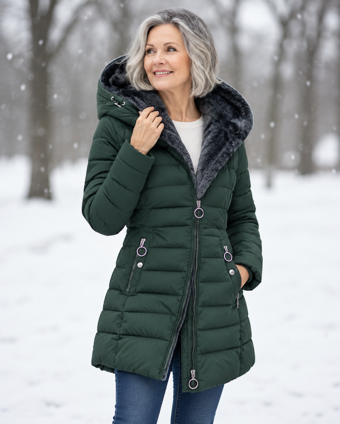 Marja™ | Warm Quilted Hooded Winter Coat