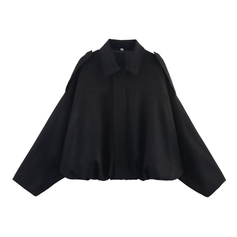 MORTIZIA™ – Sophisticated Cropped Contemporary Aviator Jacket