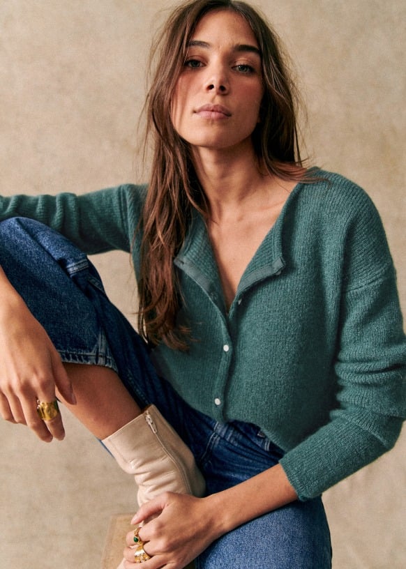 ELOISE – CLASSIC BUTTON-DOWN CARDIGAN