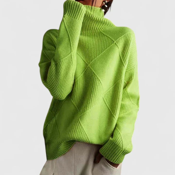 WILMA – COZY TURTLENECK KNIT SWEATER