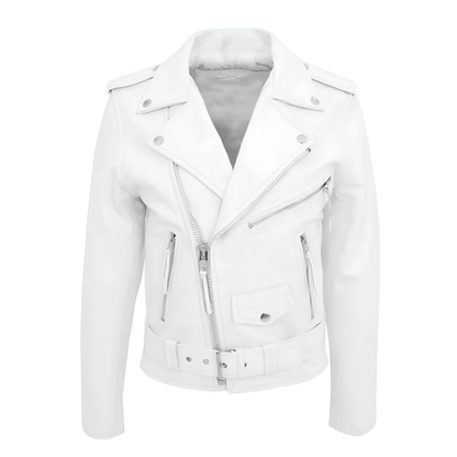 RYDER – CLASSIC BLACK LEATHER BIKER JACKET