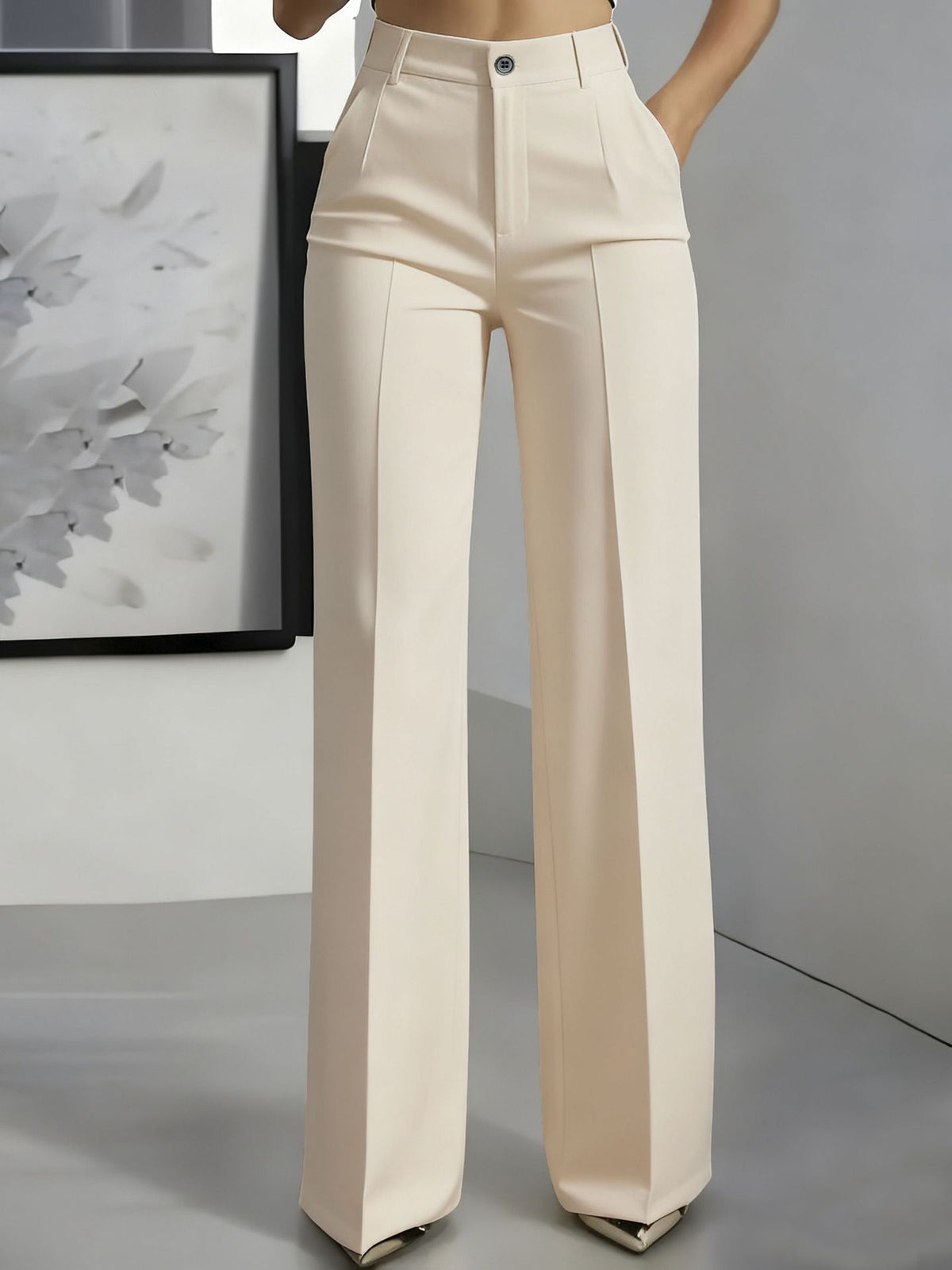 Sophia | Wide-Leg Tailored Trousers