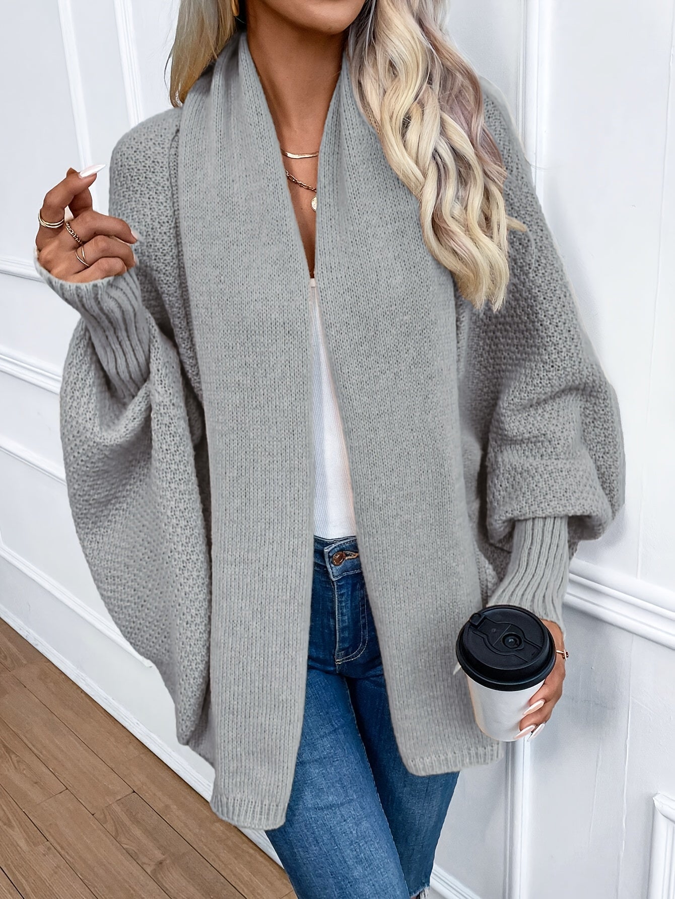 Zinnia - Batwing Knit Cardigan