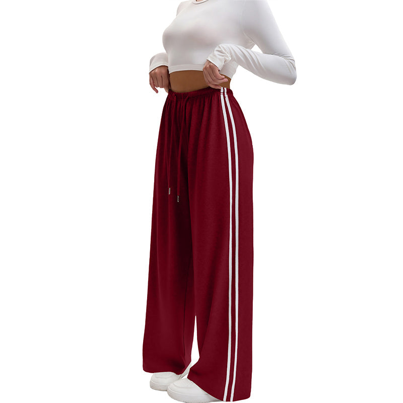 Adorielle Sporty Stripe Wide-Leg Trousers
