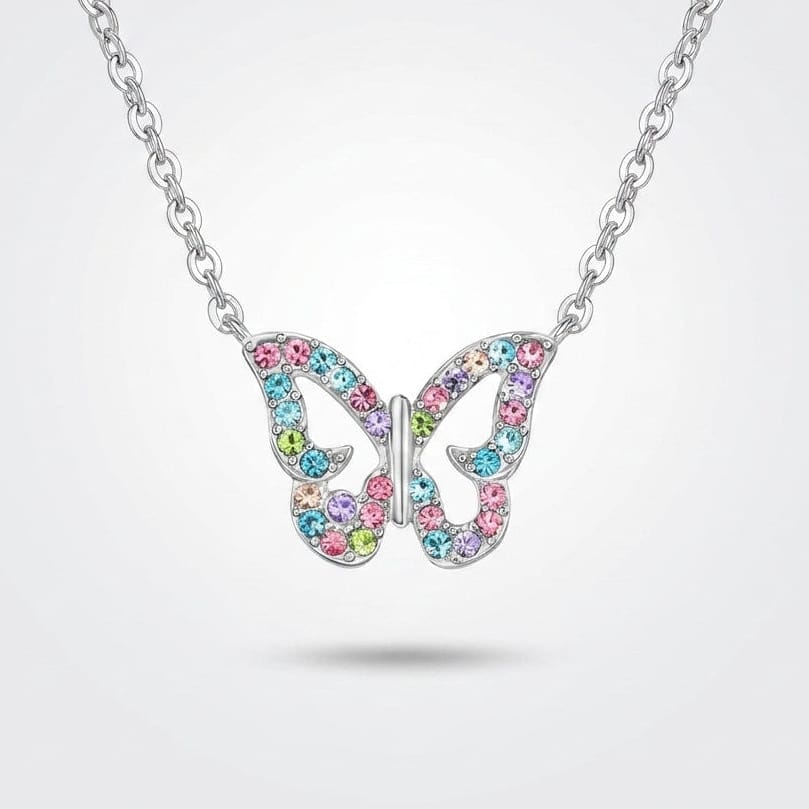 Confetti Butterfly Necklace
