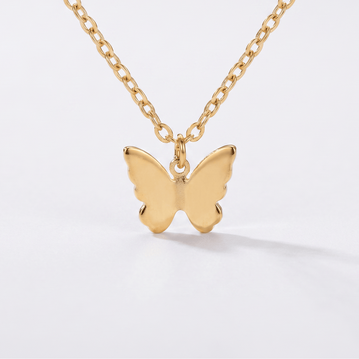 Sunlit Butterfly Necklace