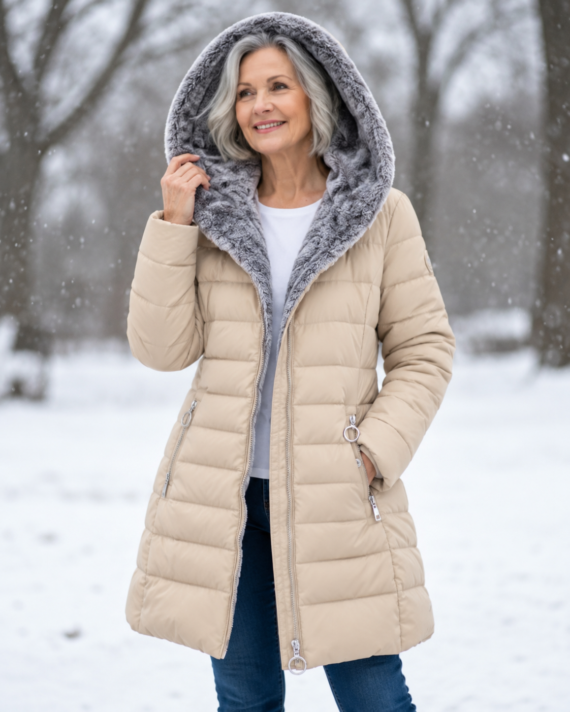Marja™ | Warm Quilted Hooded Winter Coat