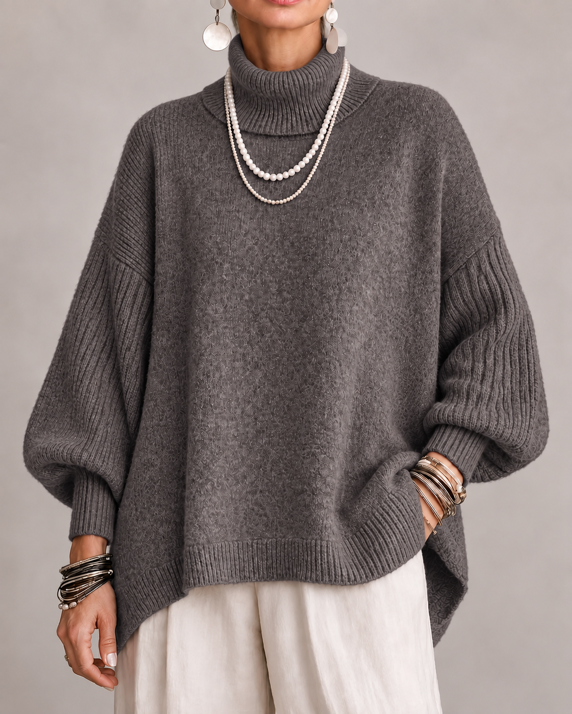 Kathleen | Relaxed Roll-Neck Jumper