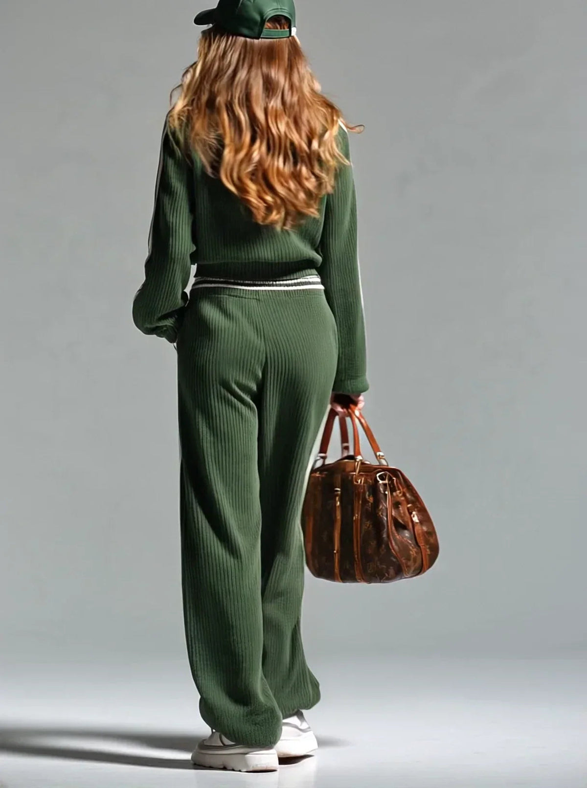Helivessora | Ribbed Sporty Two-Piece Set