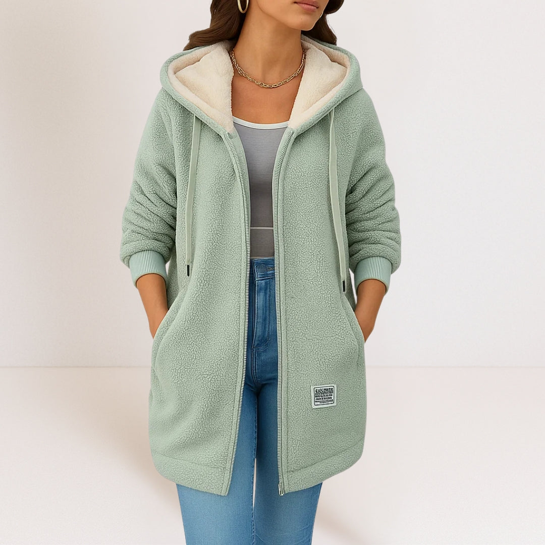 Phoebe™ | Soft Hooded Fleece Jacket