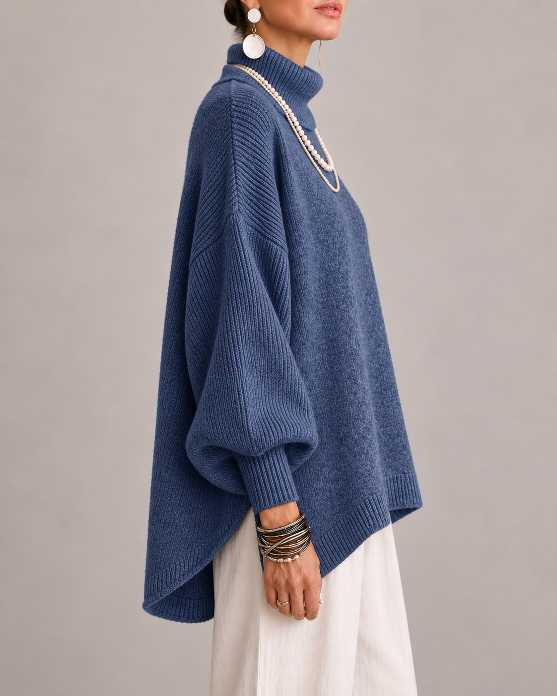 Kathleen | Relaxed Roll-Neck Jumper