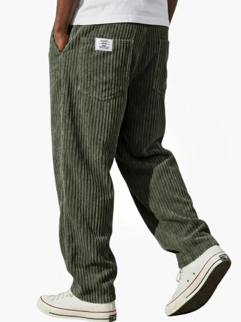 Faren | Textured Drawstring Trousers