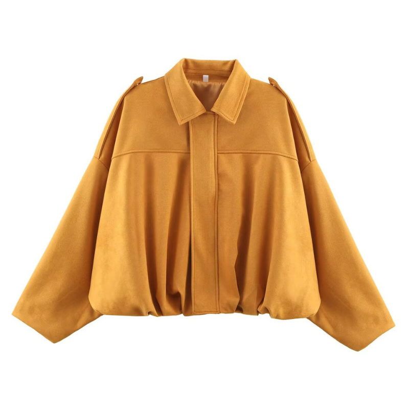 MORTIZIA™ – Sophisticated Cropped Contemporary Aviator Jacket
