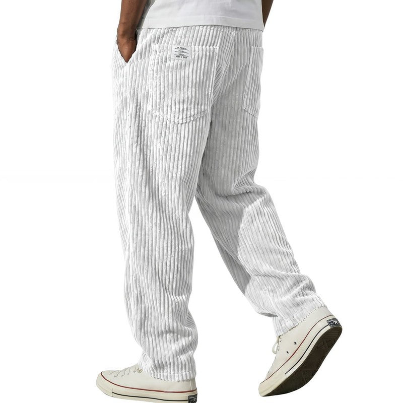 Jeroen | Ribbed Relaxed-Fit Trousers