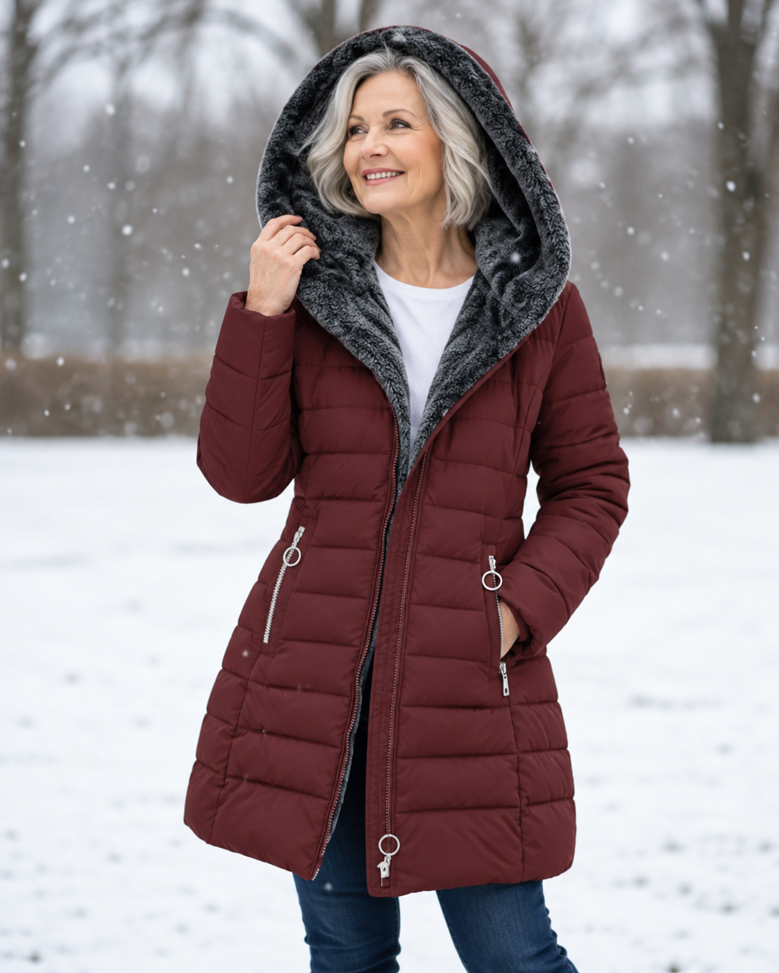 Marja™ | Warm Quilted Hooded Winter Coat
