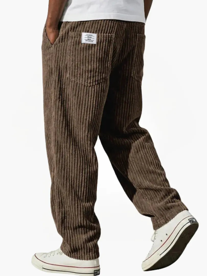 Faren | Textured Drawstring Trousers