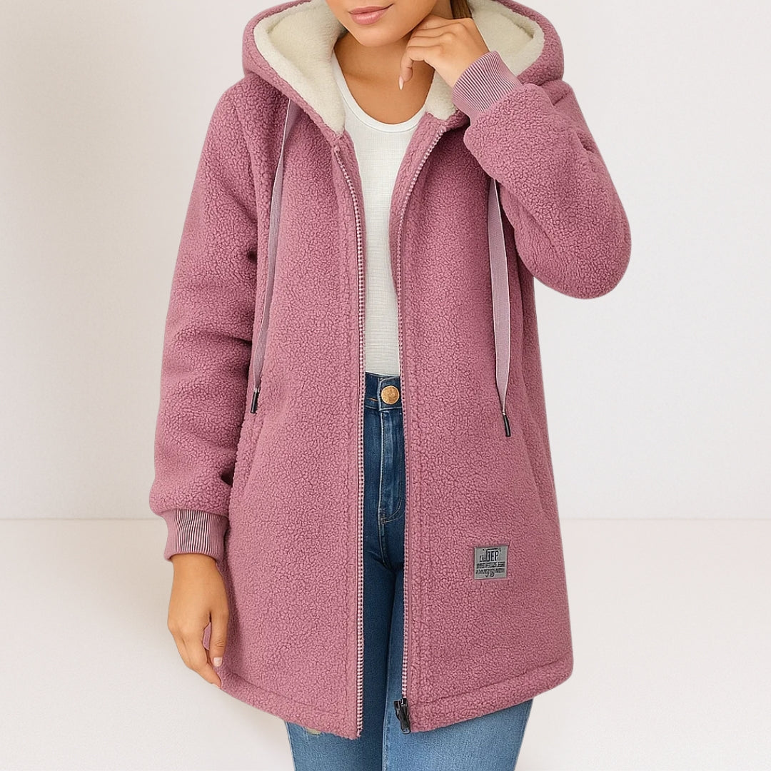 Phoebe™ | Soft Hooded Fleece Jacket