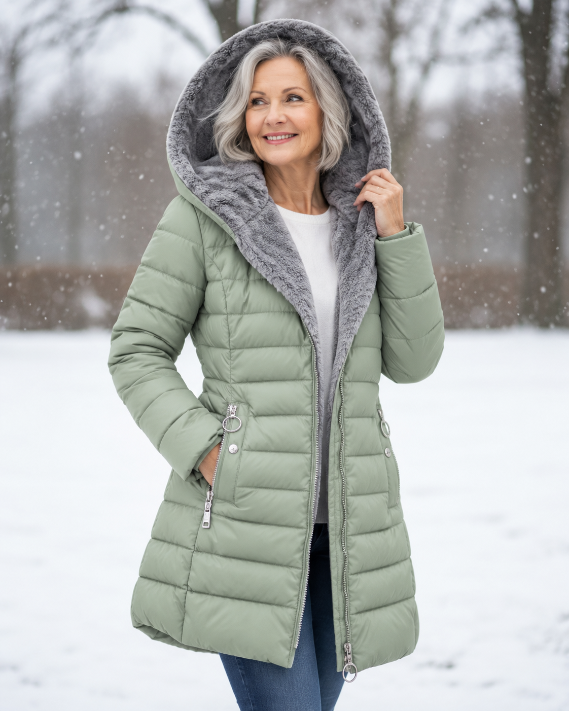 Marja™ | Warm Quilted Hooded Winter Coat