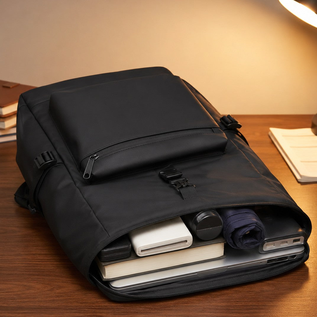 BUCKLE CLOSURE BACKPACK