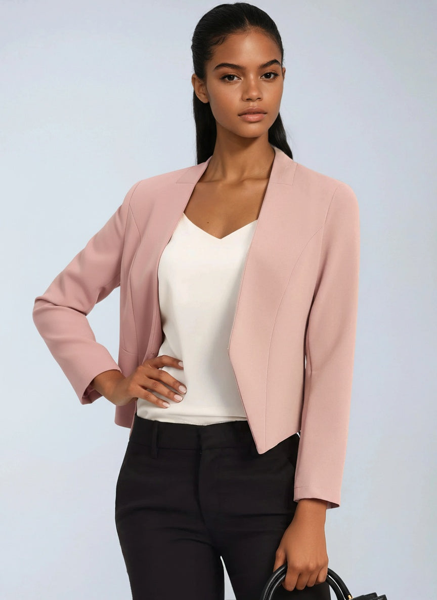 Blazer corto de oficina