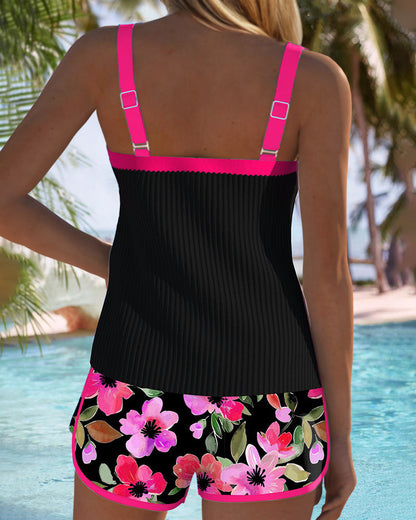 Britt | Dames Tankini Zwemkleding Short Set Tweedelig Badpak