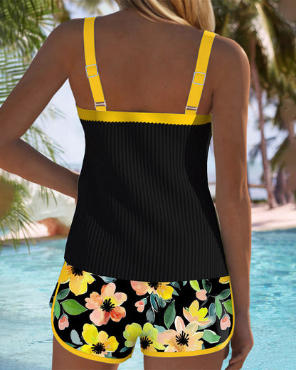 Britt | Dames Tankini Zwemkleding Short Set Tweedelig Badpak