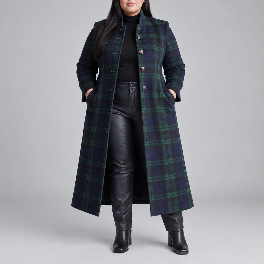 Celestine | Highland Check Coat