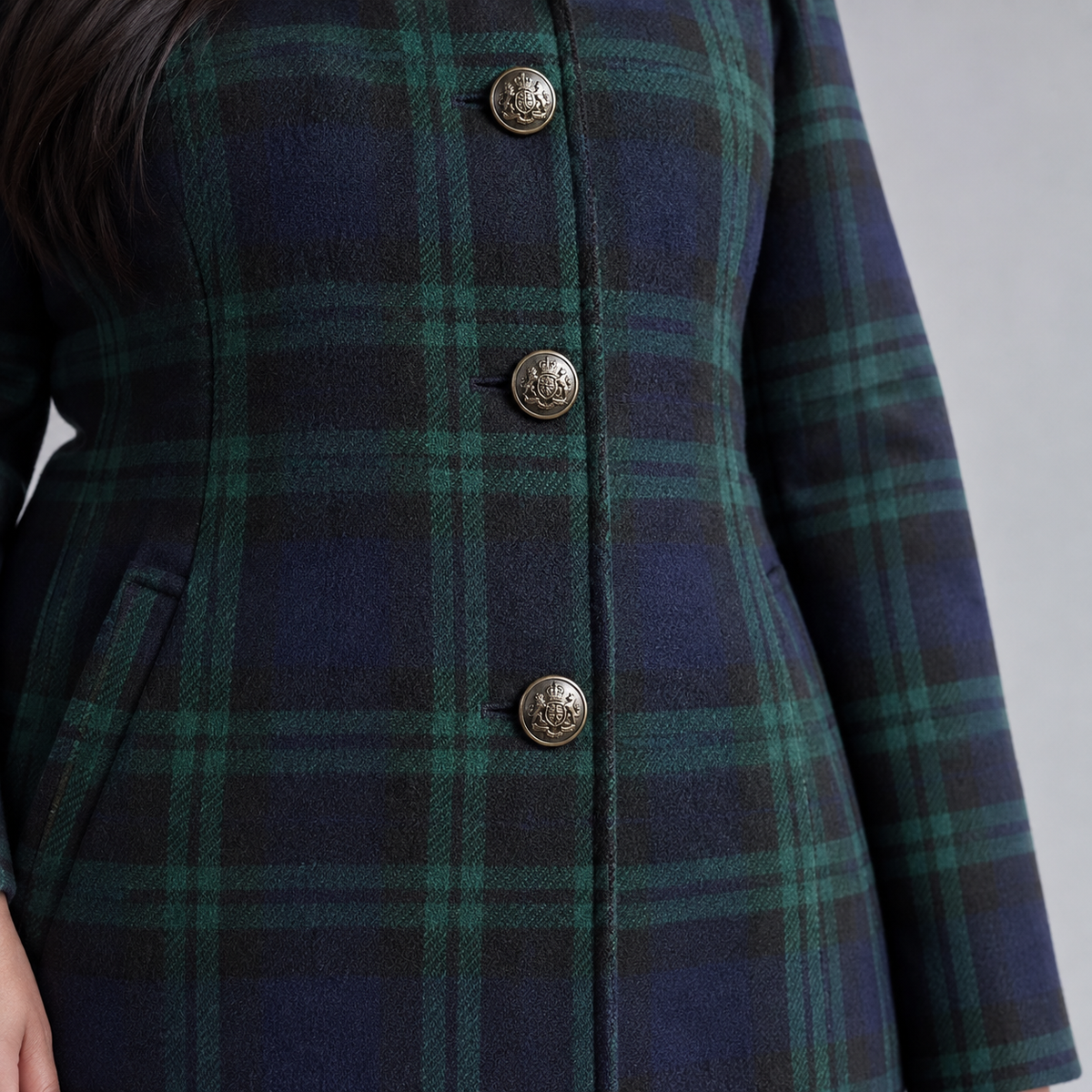 Celestine | Highland Check Coat