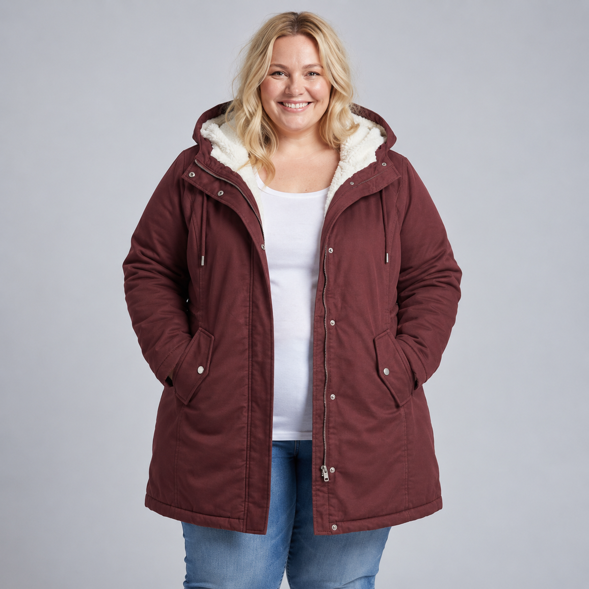 Harriet | Cosy Hooded Weatherproof Coat