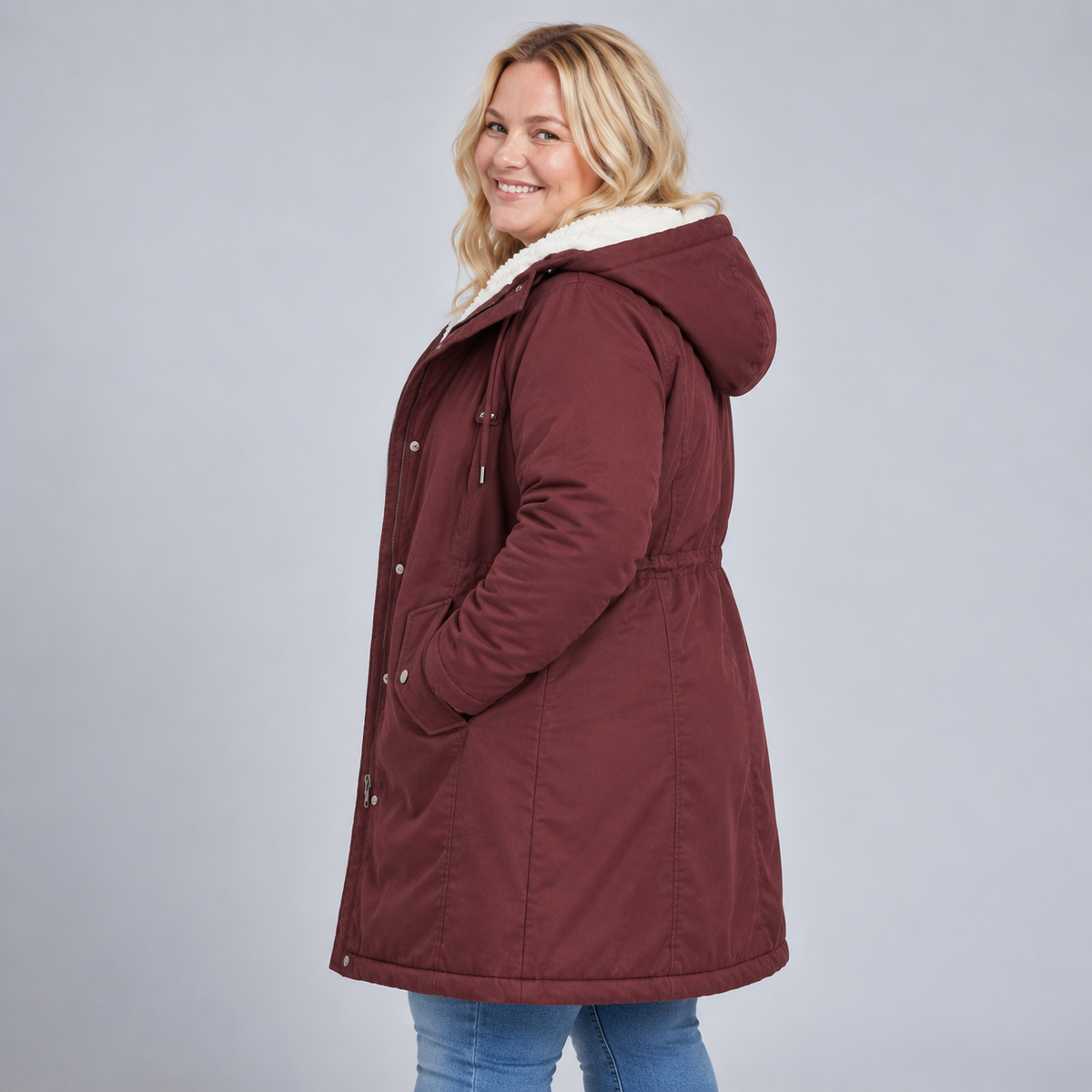 Harriet | Cosy Hooded Weatherproof Coat