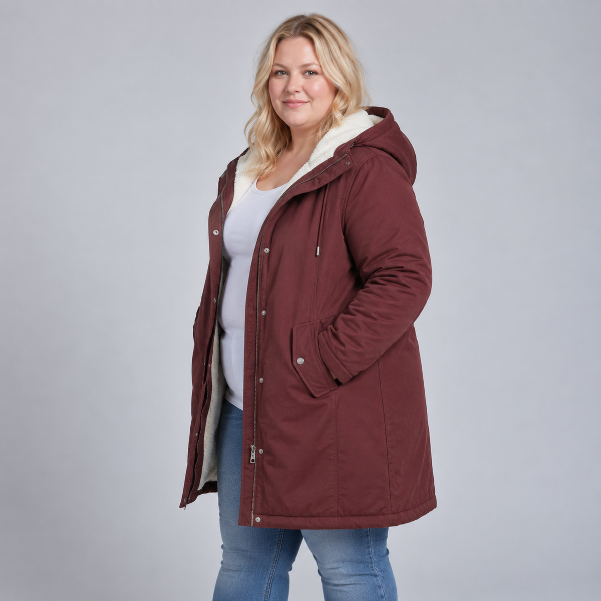 Harriet | Cosy Hooded Weatherproof Coat