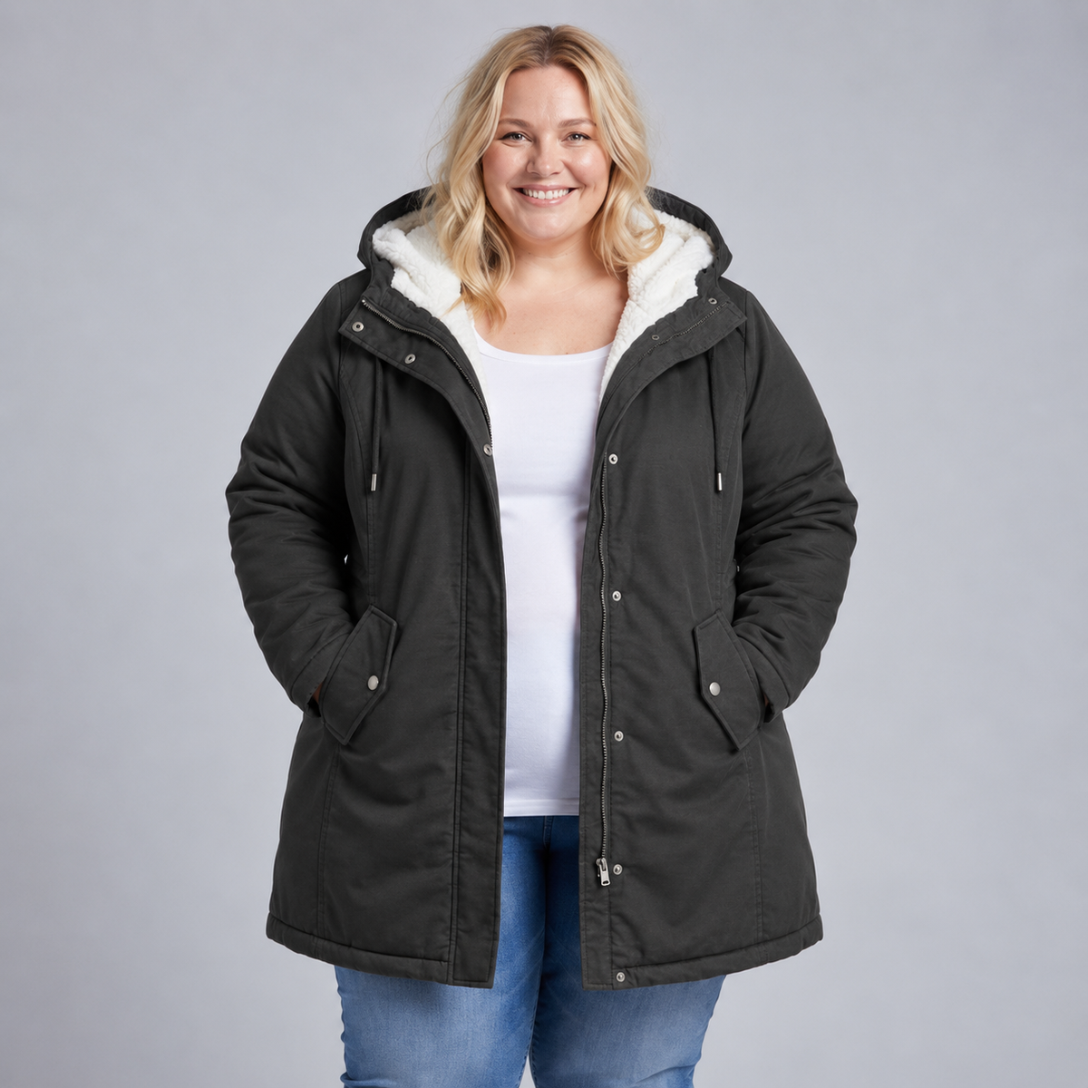 Harriet | Cosy Hooded Weatherproof Coat