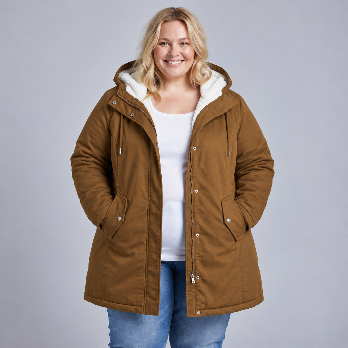 Harriet | Cosy Hooded Weatherproof Coat