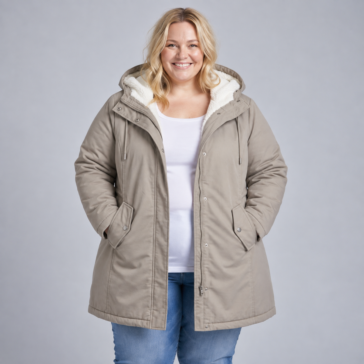 Harriet | Cosy Hooded Weatherproof Coat