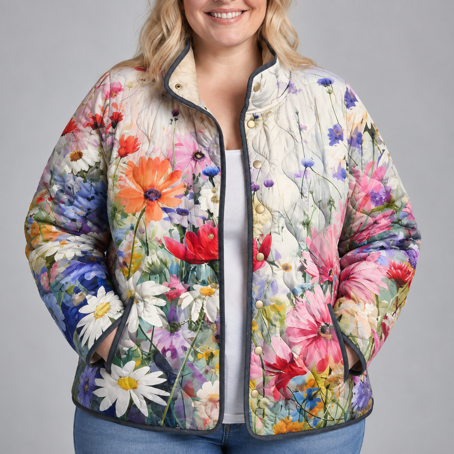 Carter | Floral Quilted Jacket