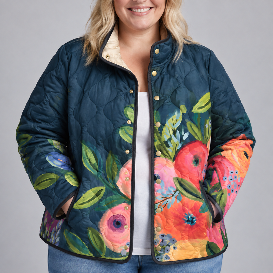 Carter | Floral Quilted Jacket