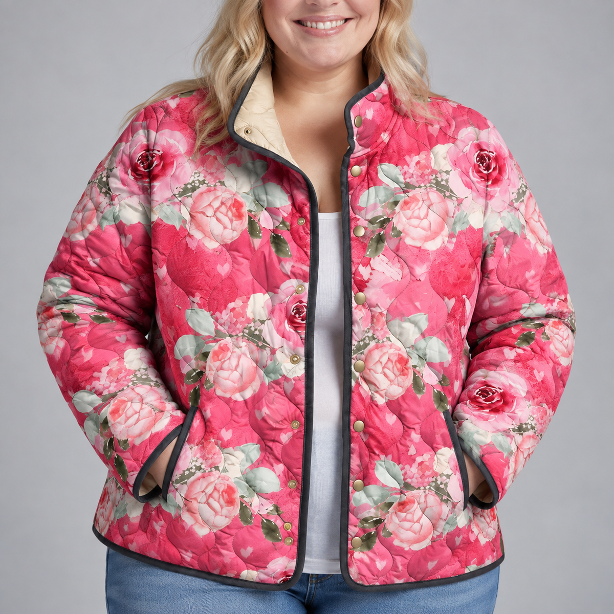 Carter | Floral Quilted Jacket