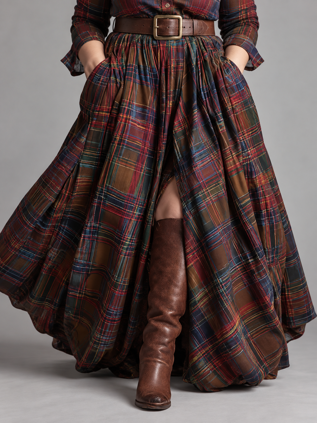 Mandy | Belt Shirt Dress
